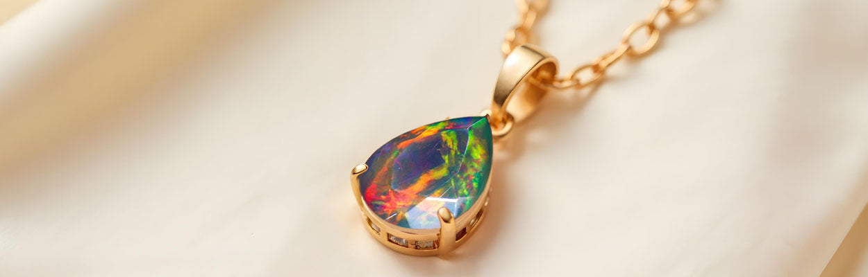 Black Opal Necklace