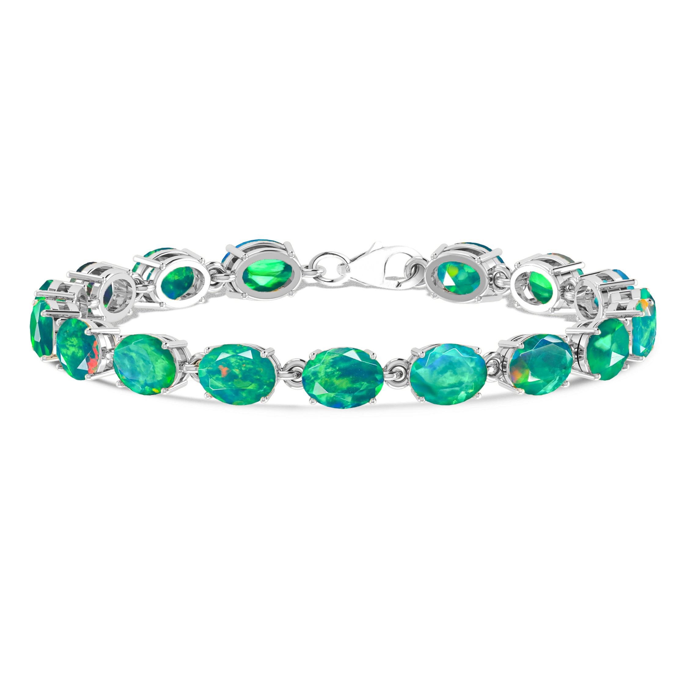 Green Opal Gemstone Bracelet