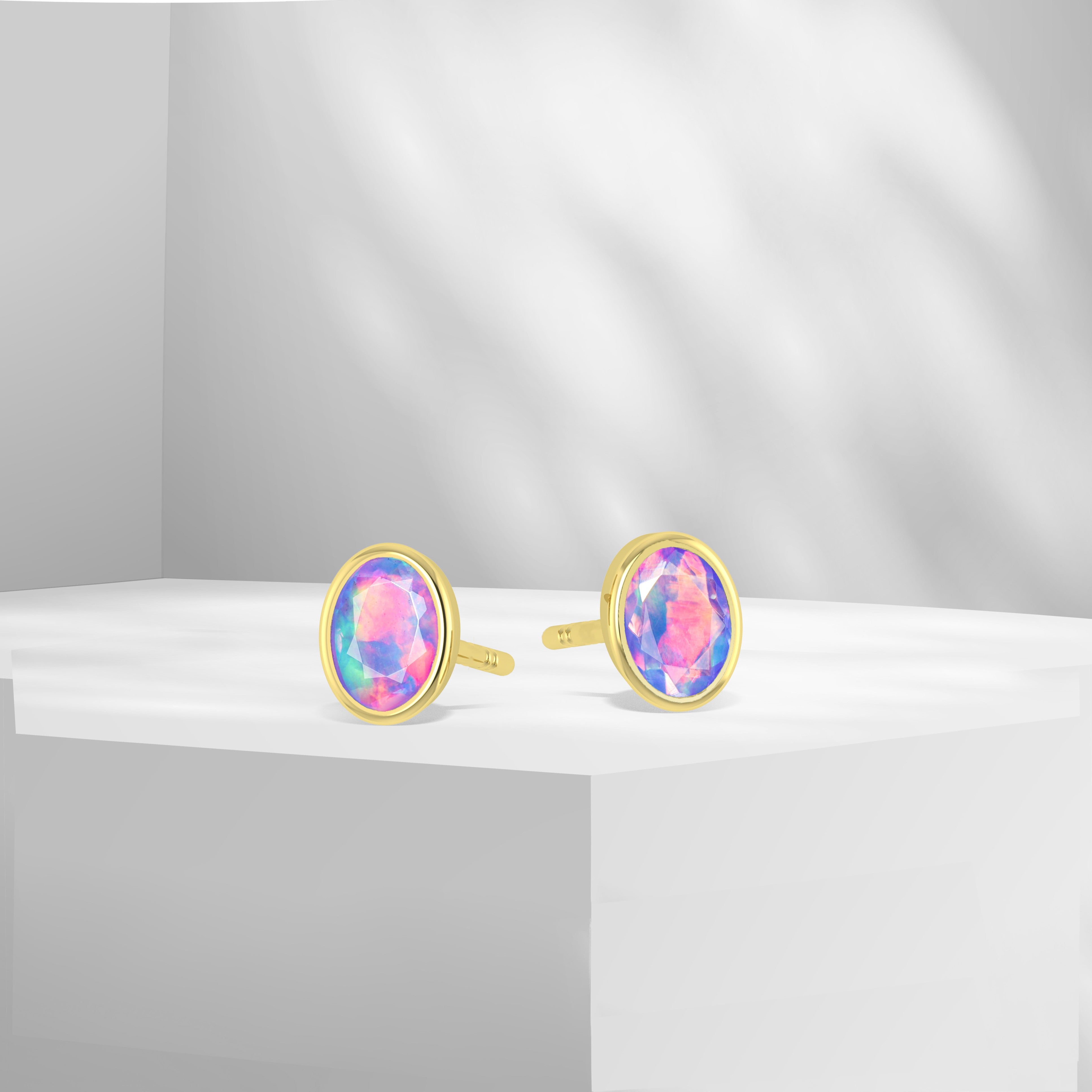 Opal Oval Stud Online