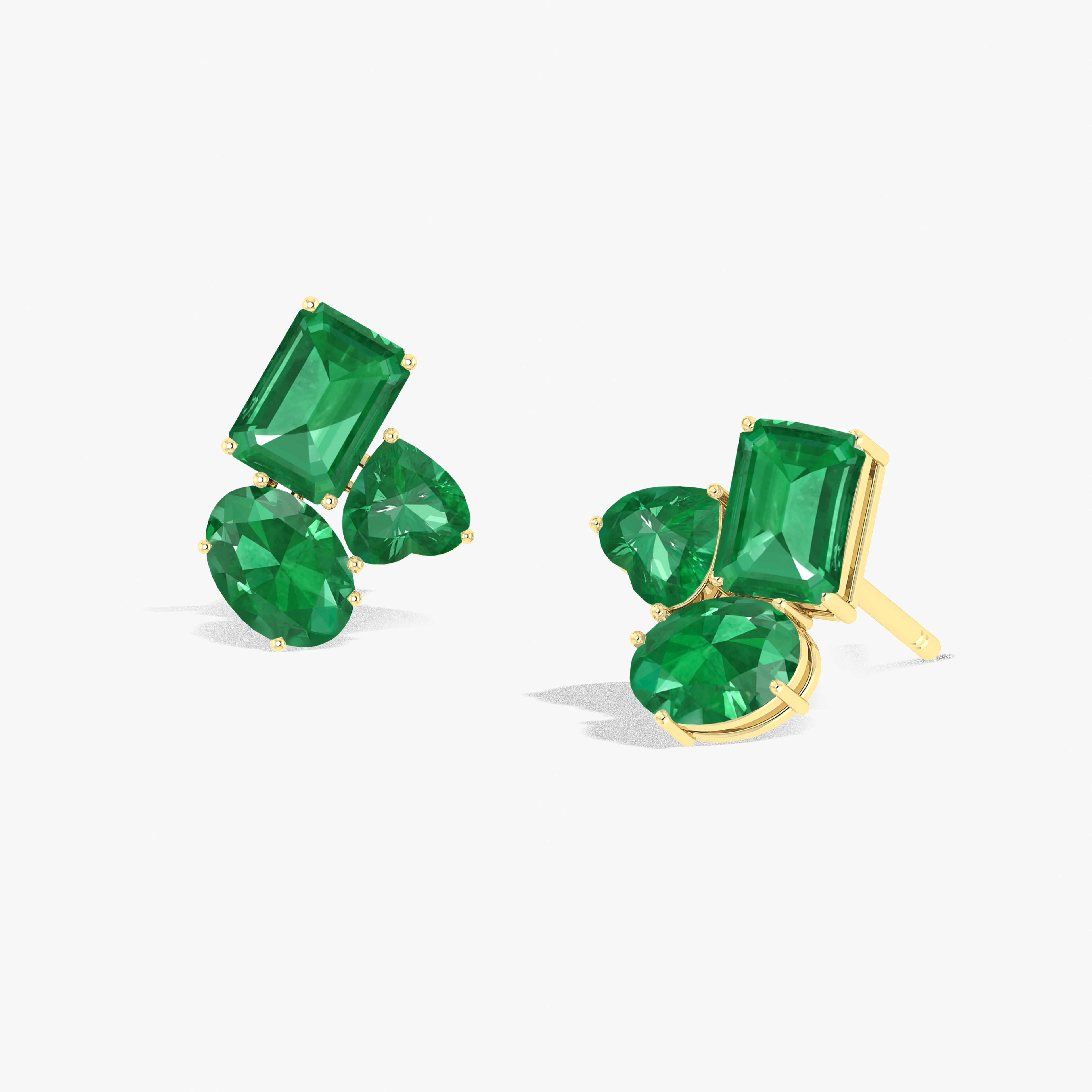 Emerald Stud Earring