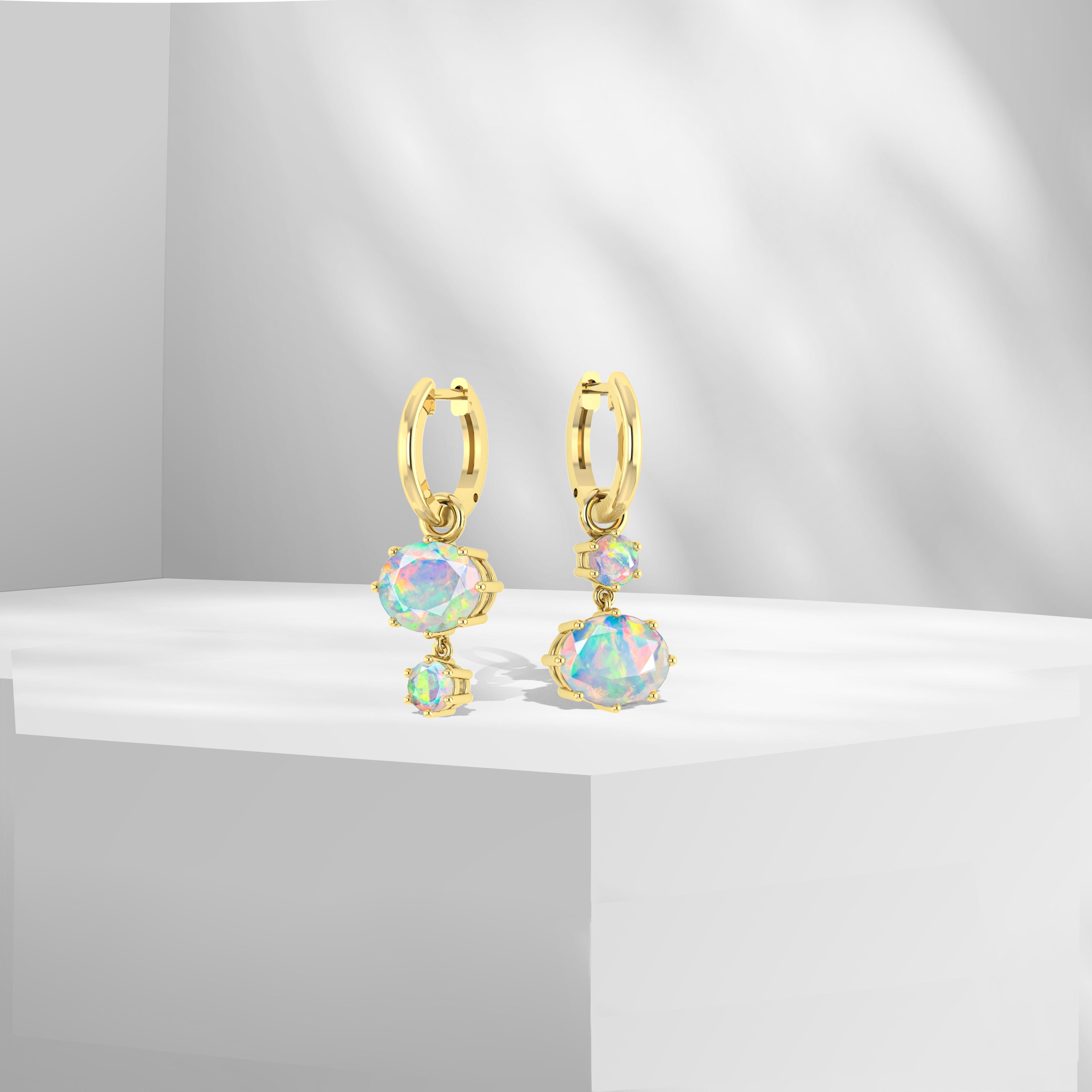 Handmade Opal Earring Online