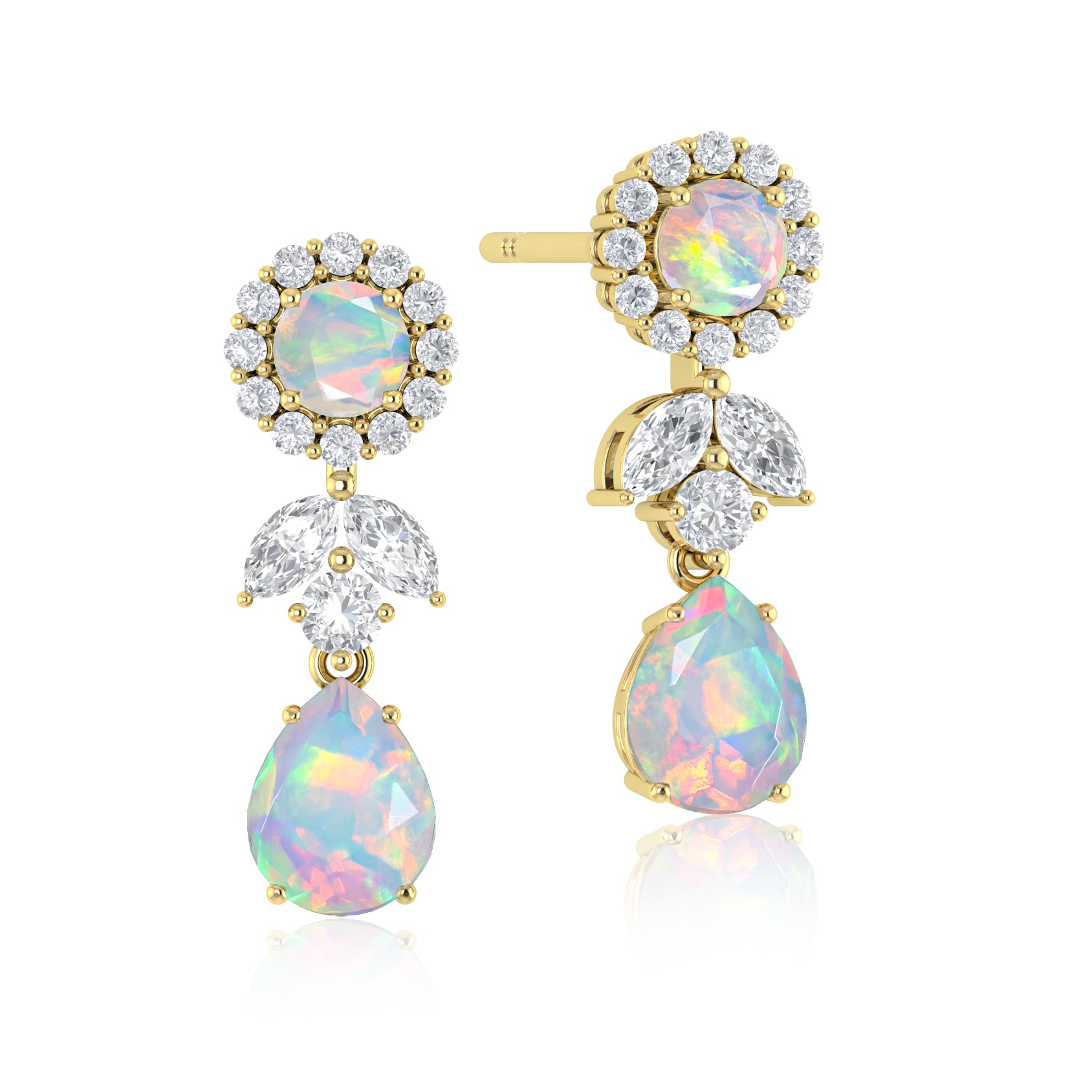 Pear Opal  Jewelry 