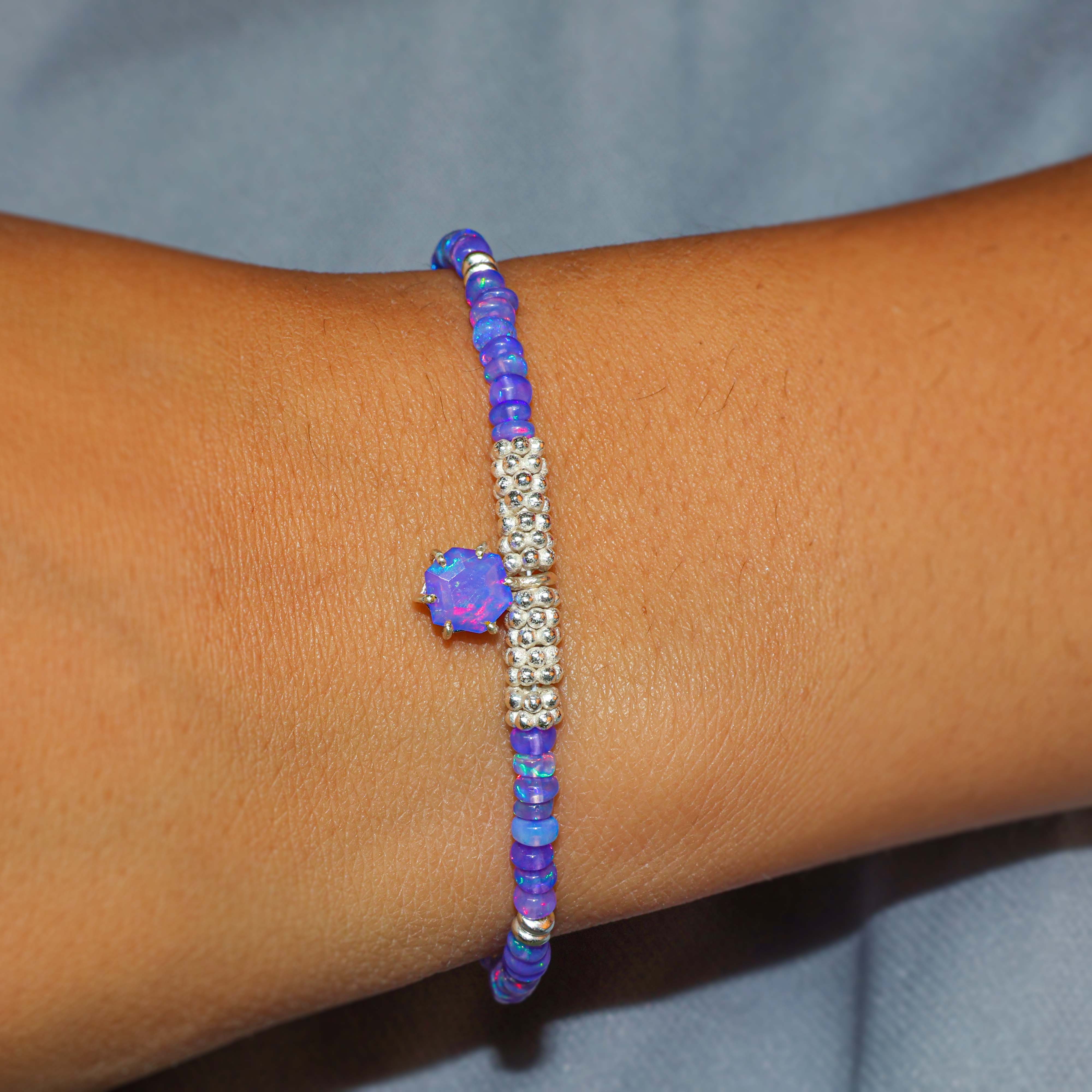 Everlasting Charm Lavender Opal Bracelet For Her