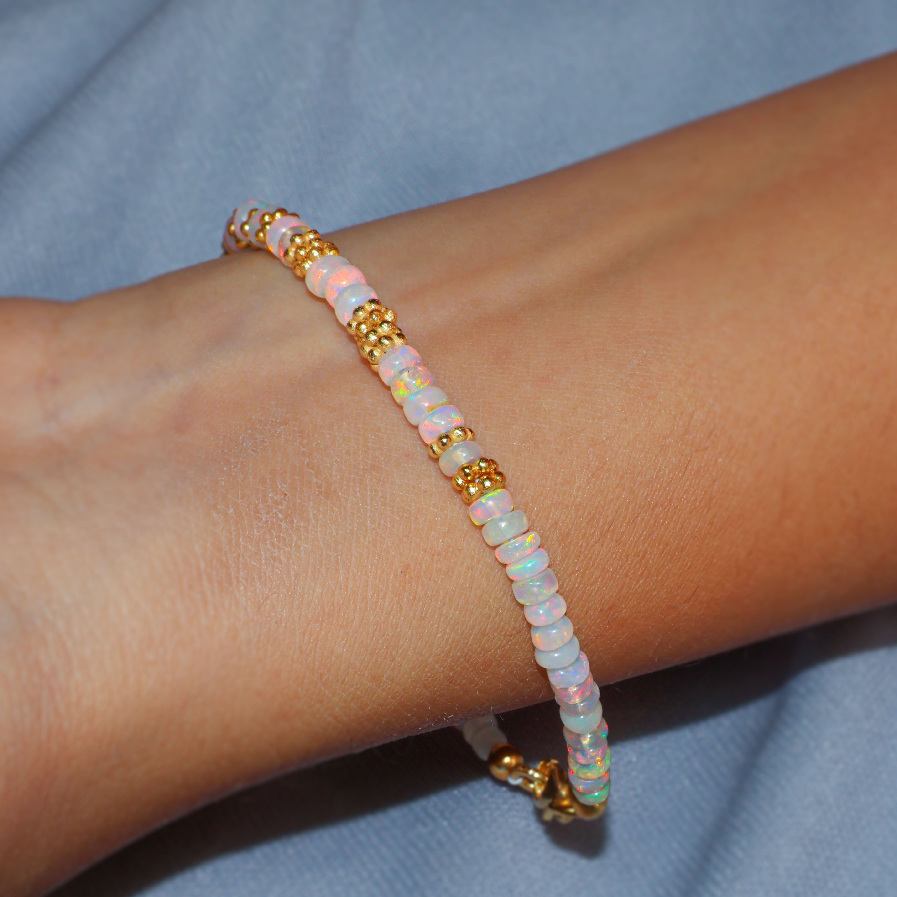 Rondelle Opal Bracelet