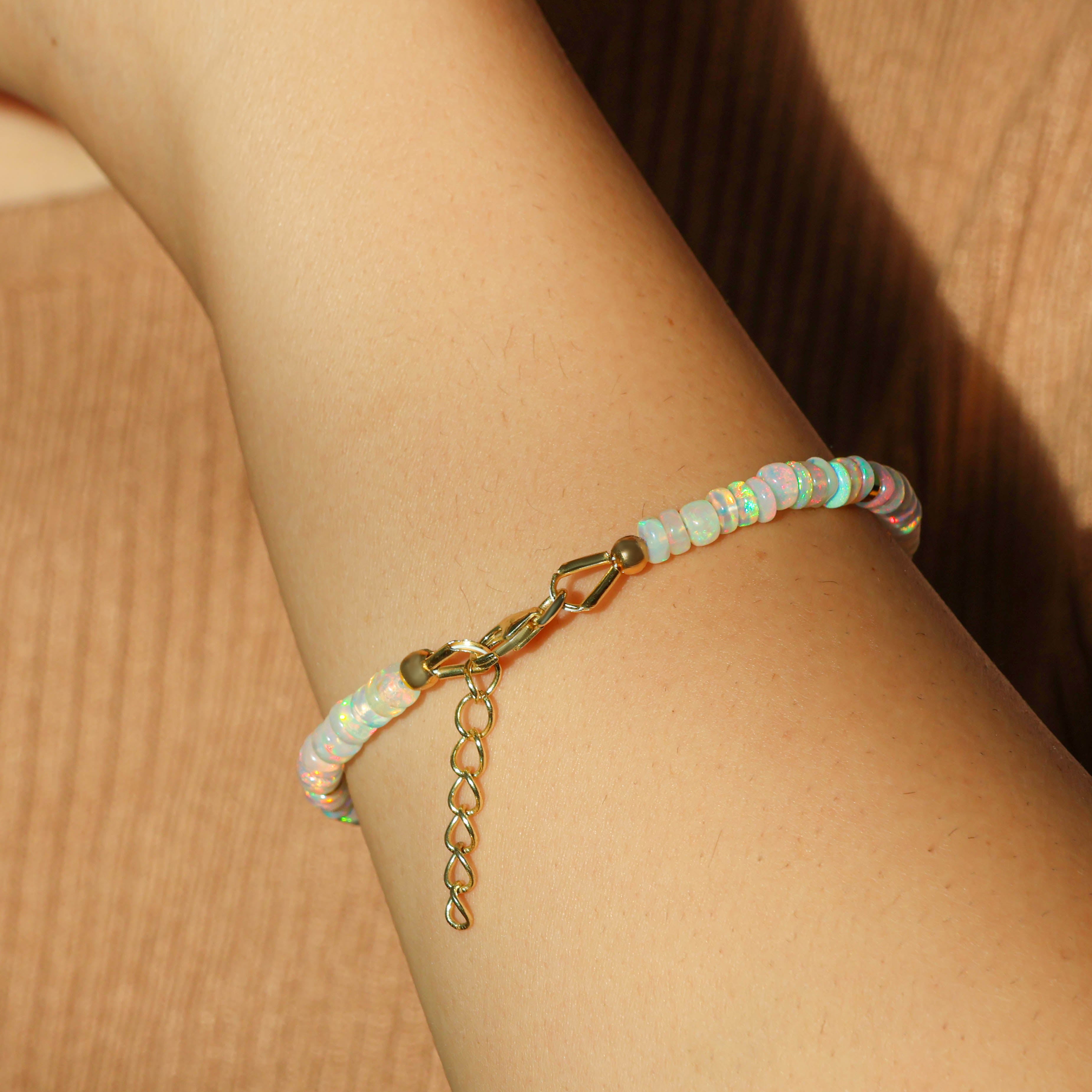 Opal gemstone bracelet