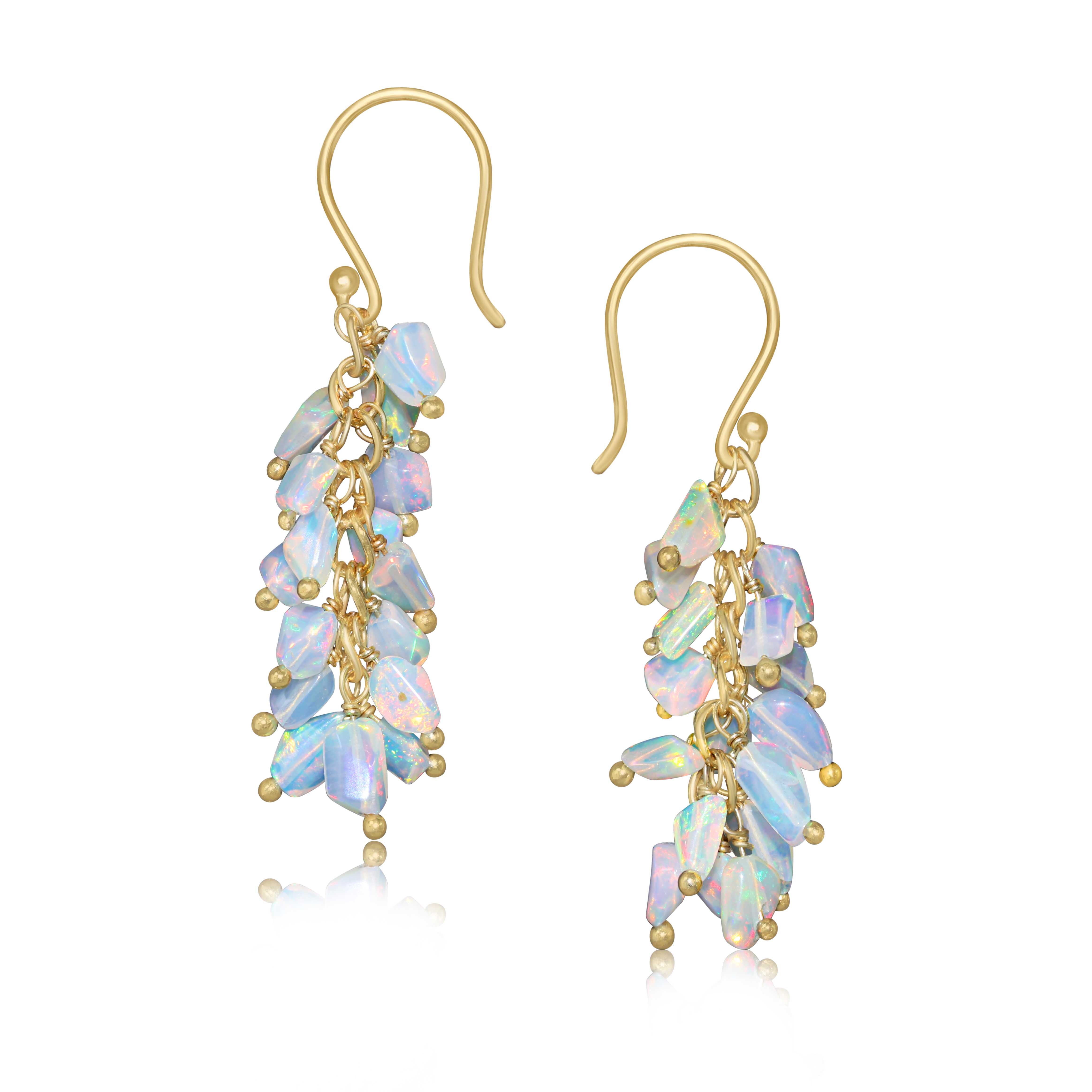 opal earrings