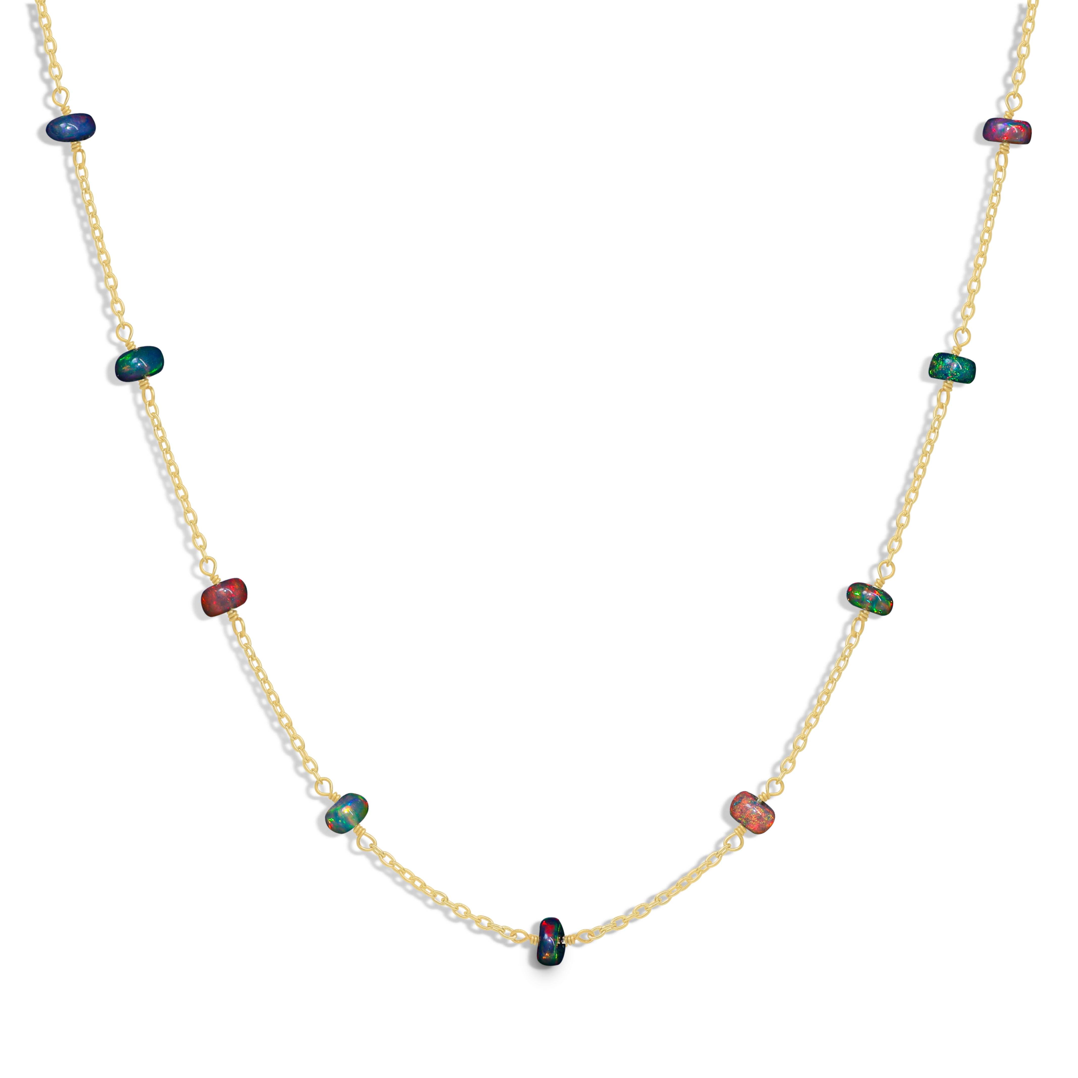 Black opal chain