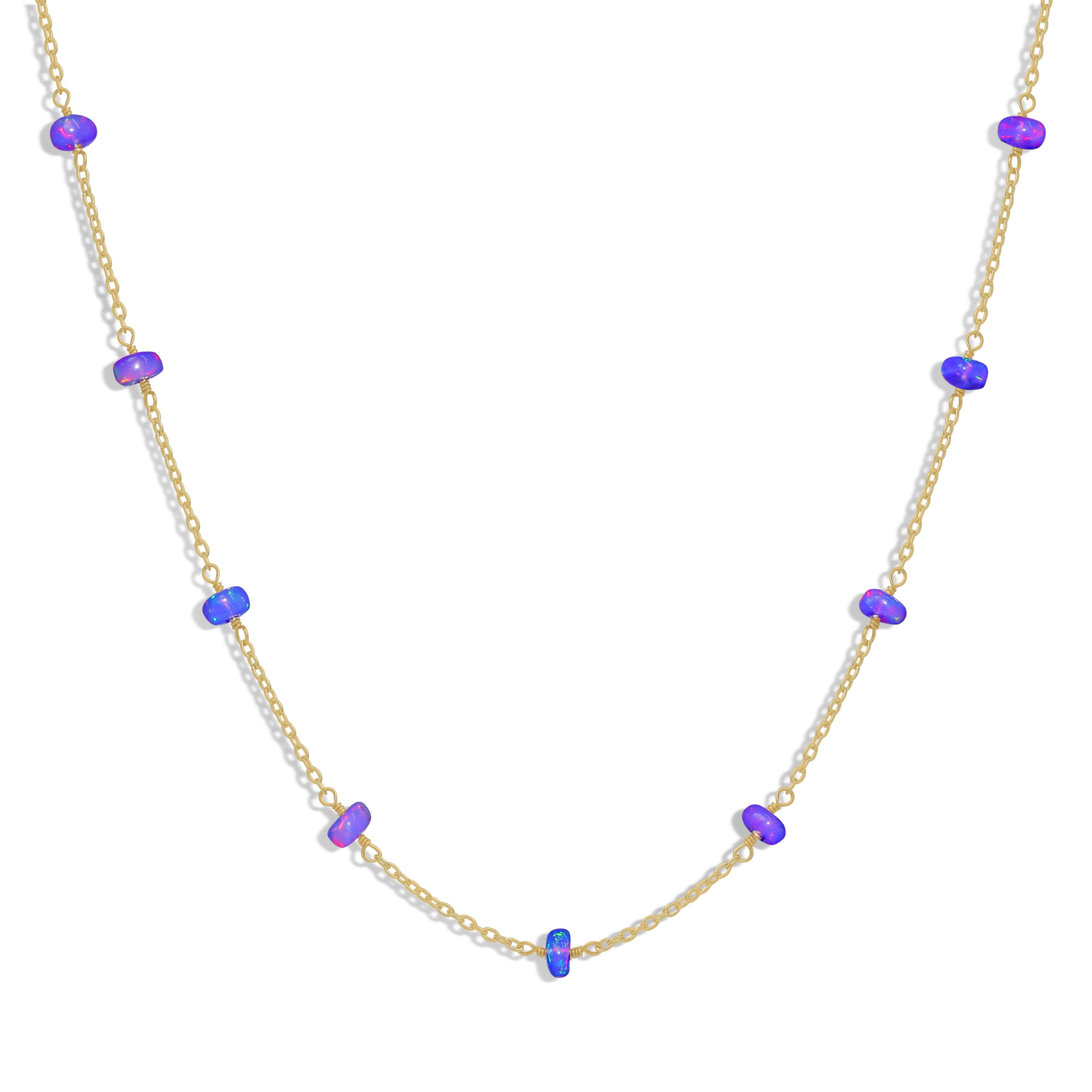 Lavender Opal Chain