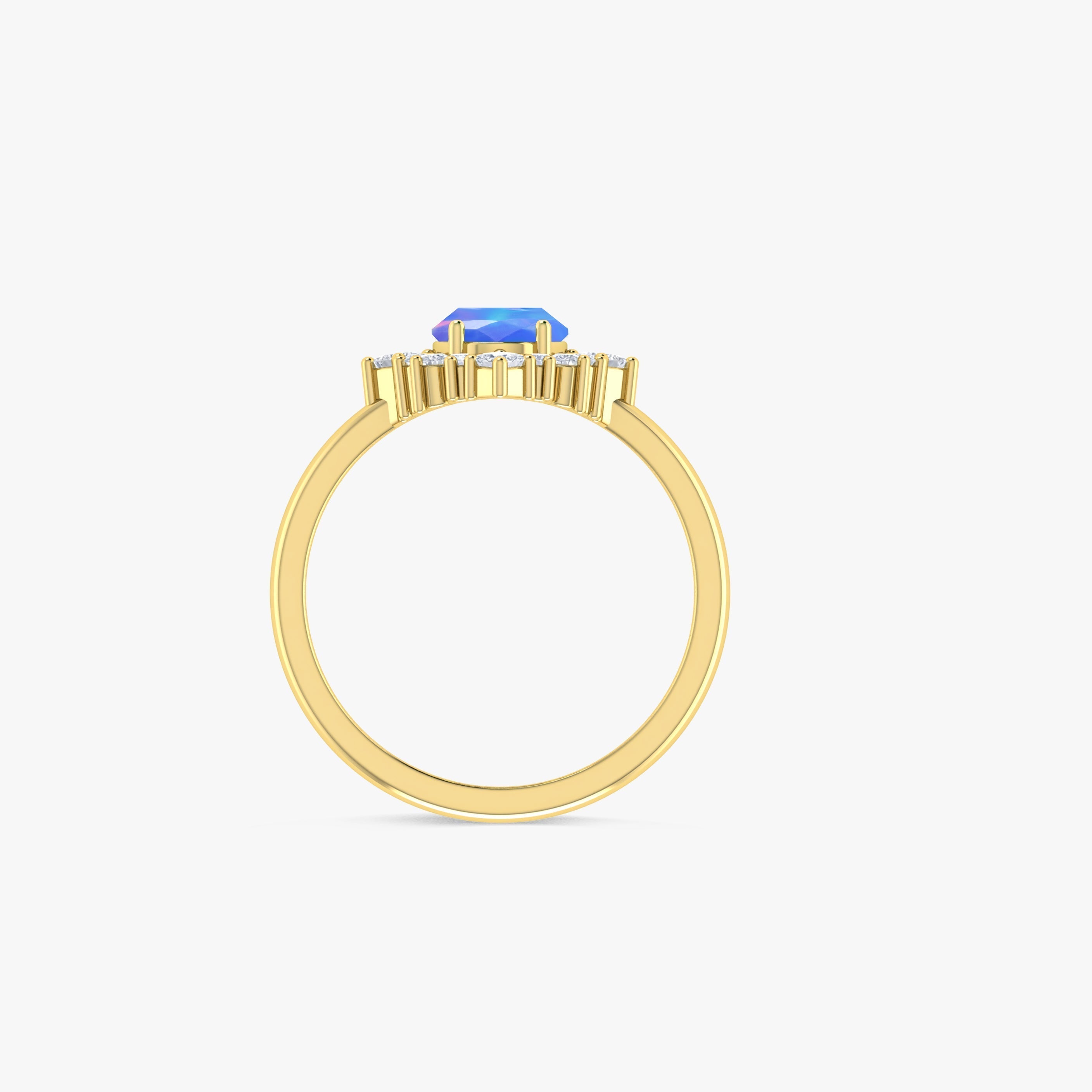 Opal Yellow Gold Ring