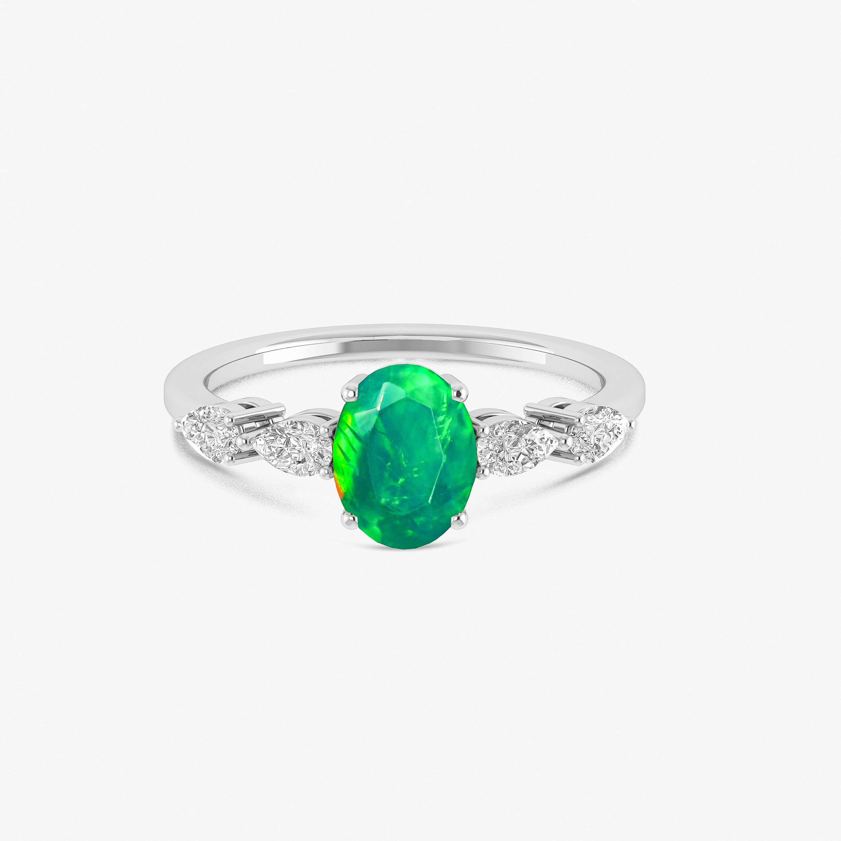 Green Opal Ring Online