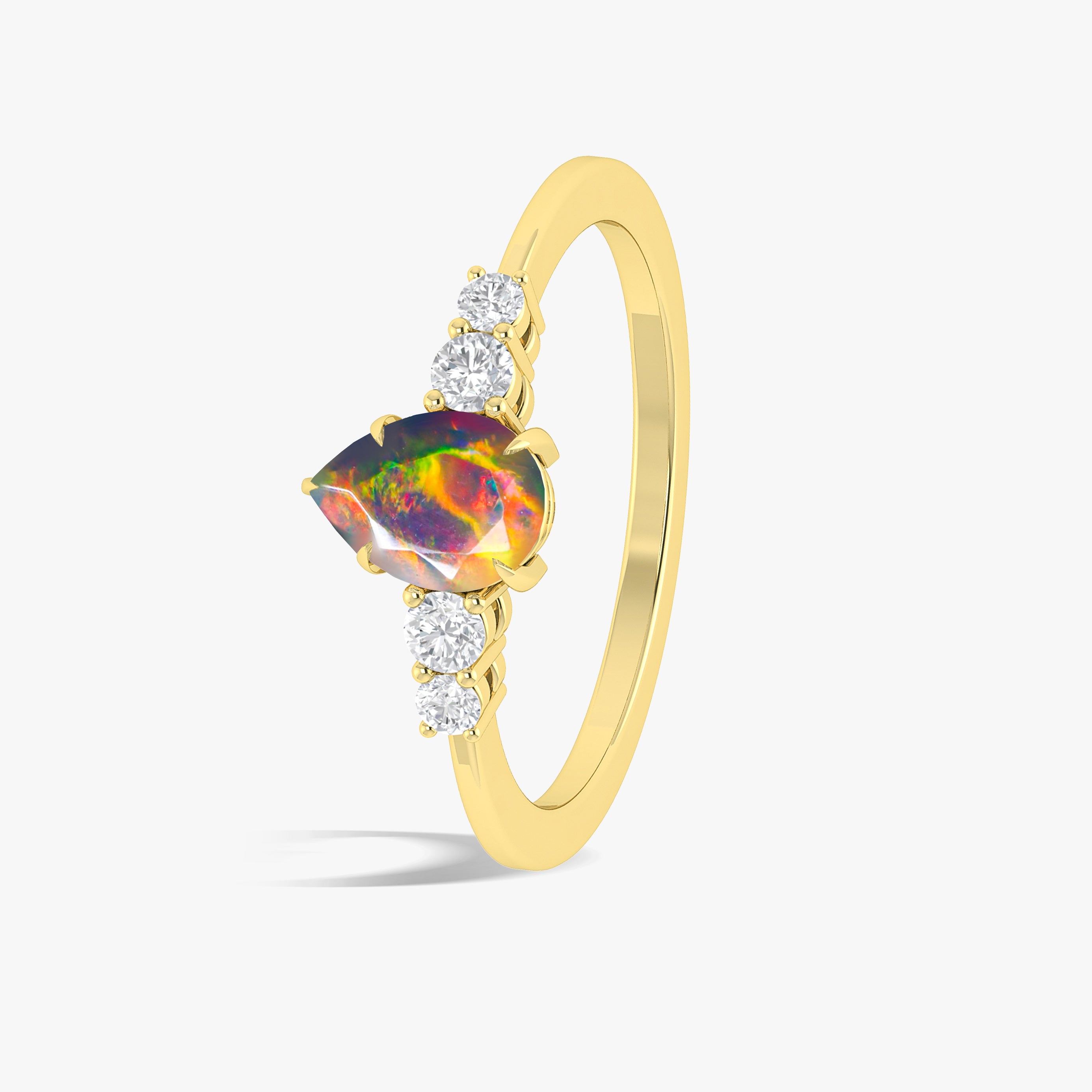 Opal Wedding Ring