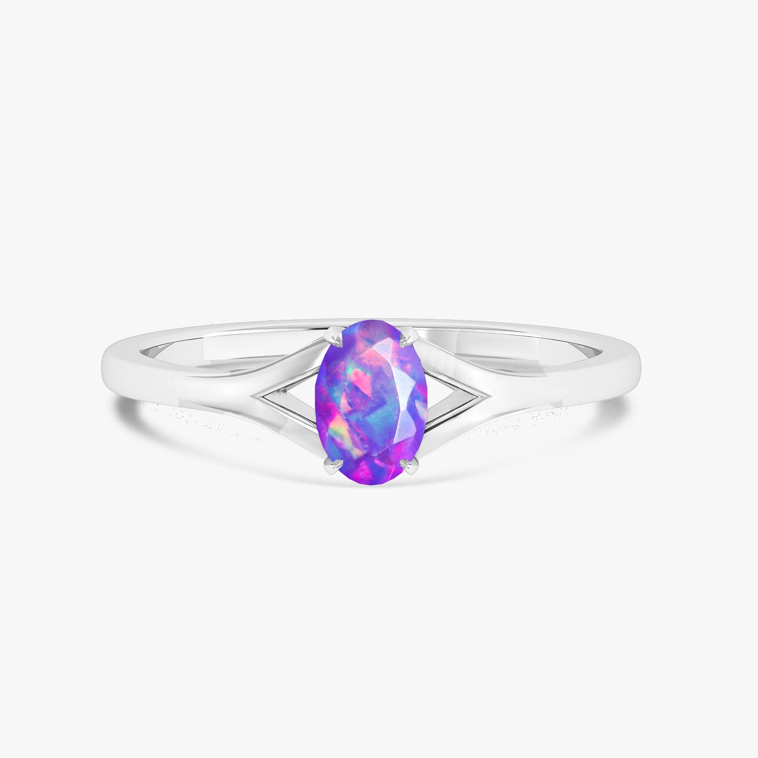 opal eternity ring