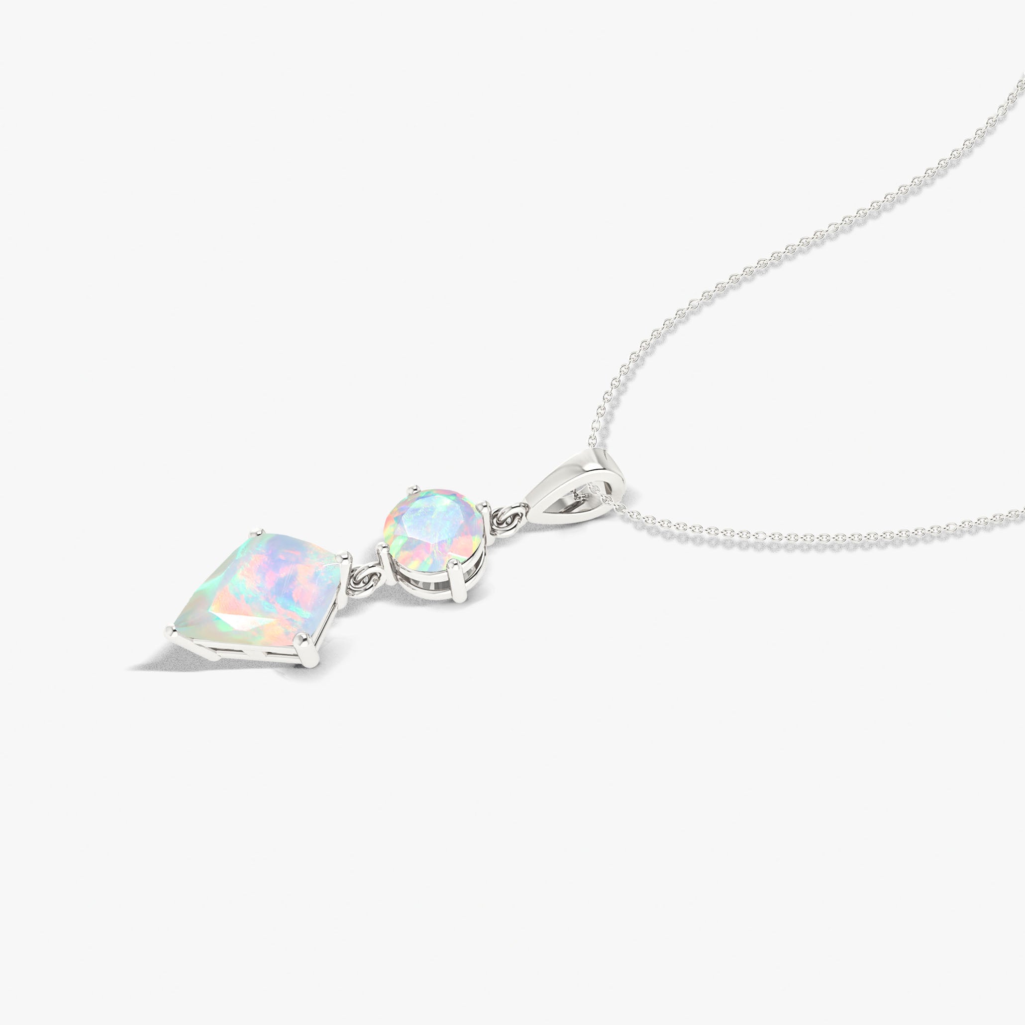 white opal necklace