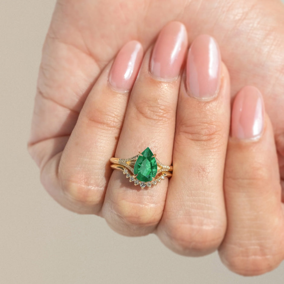 Gold Filled emerald ring