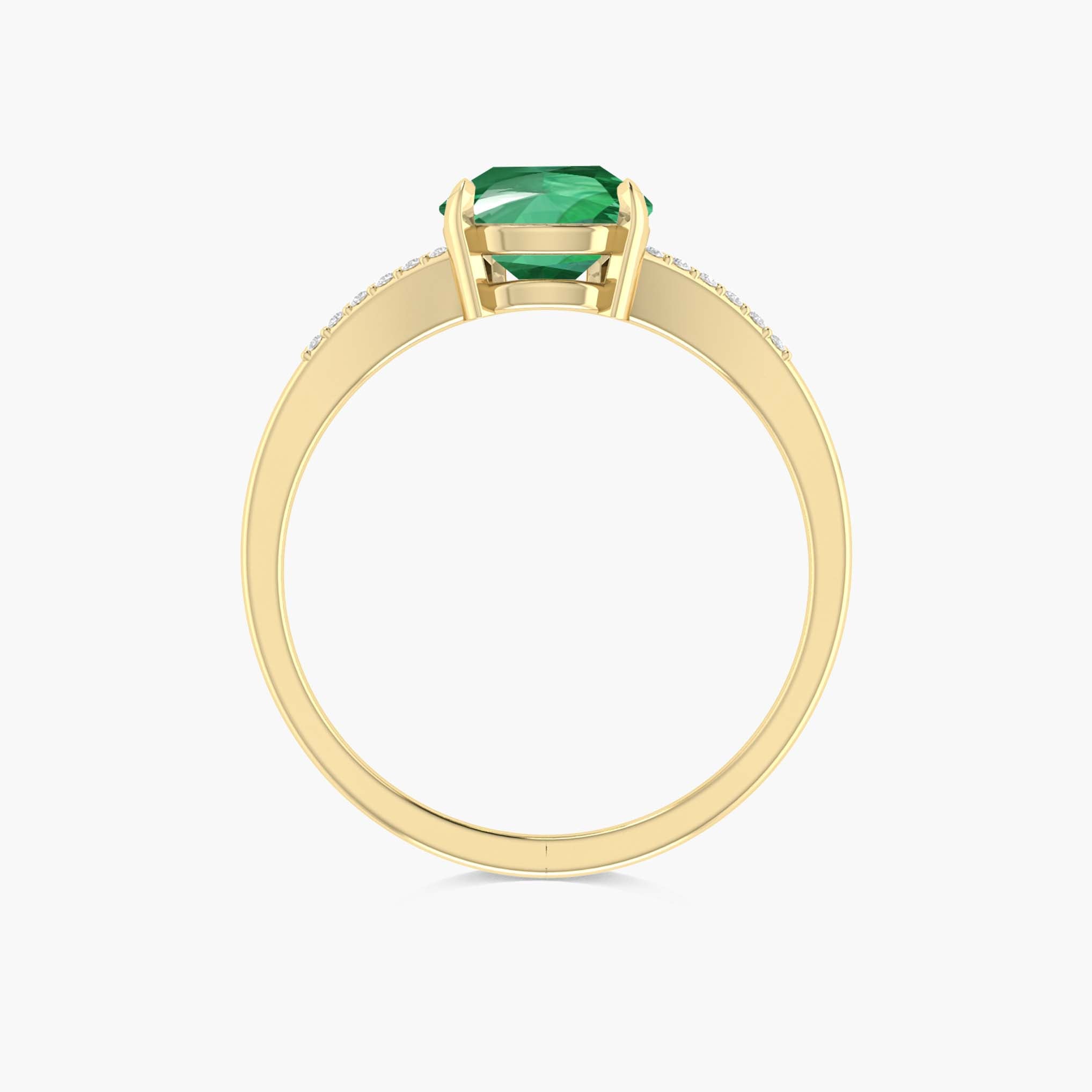 emerald gemstone ring