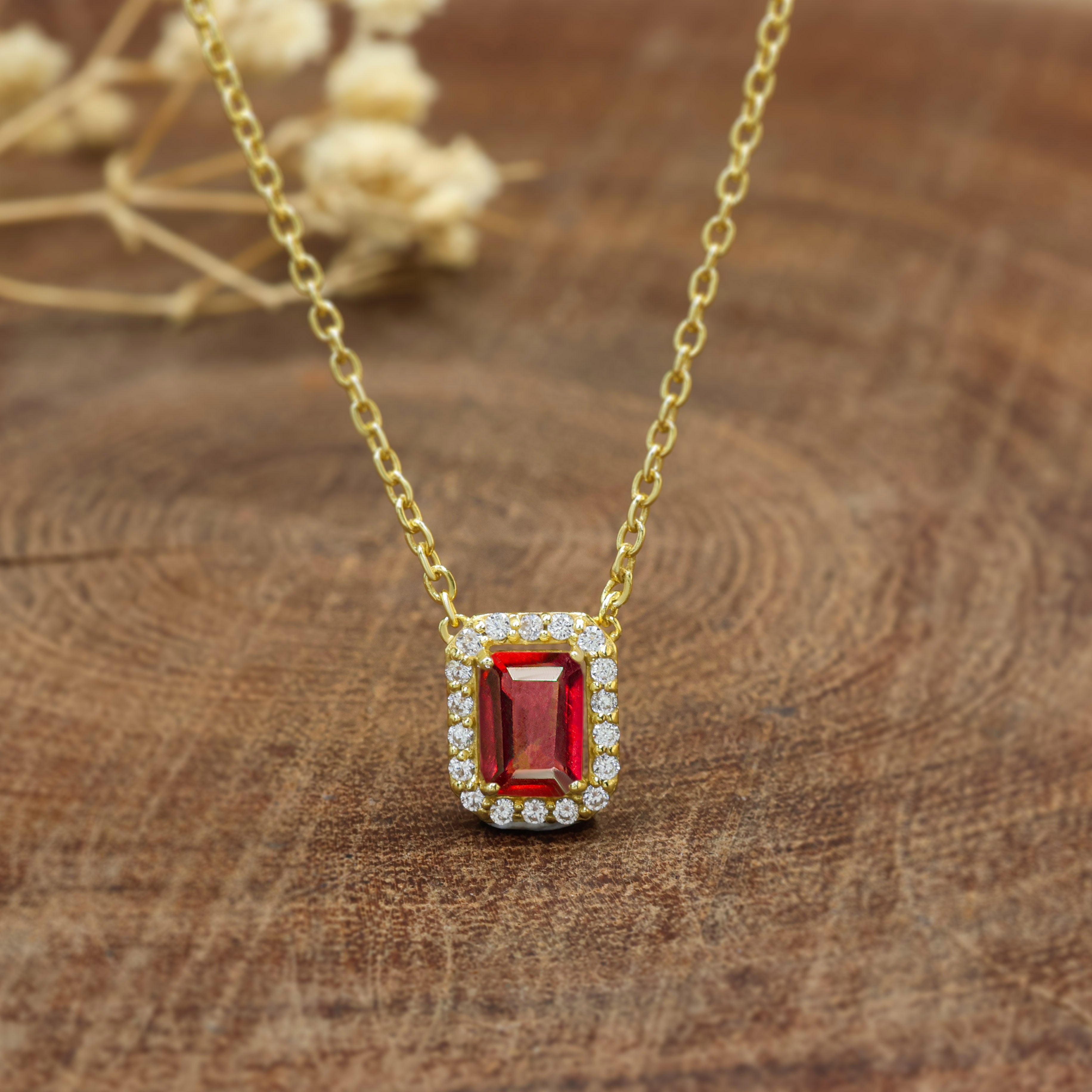 Ruby Pendant Necklace2