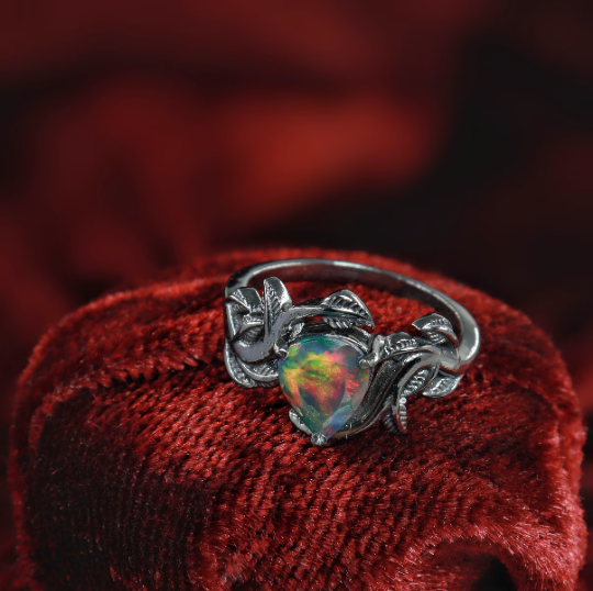 Black Opal Ring 
