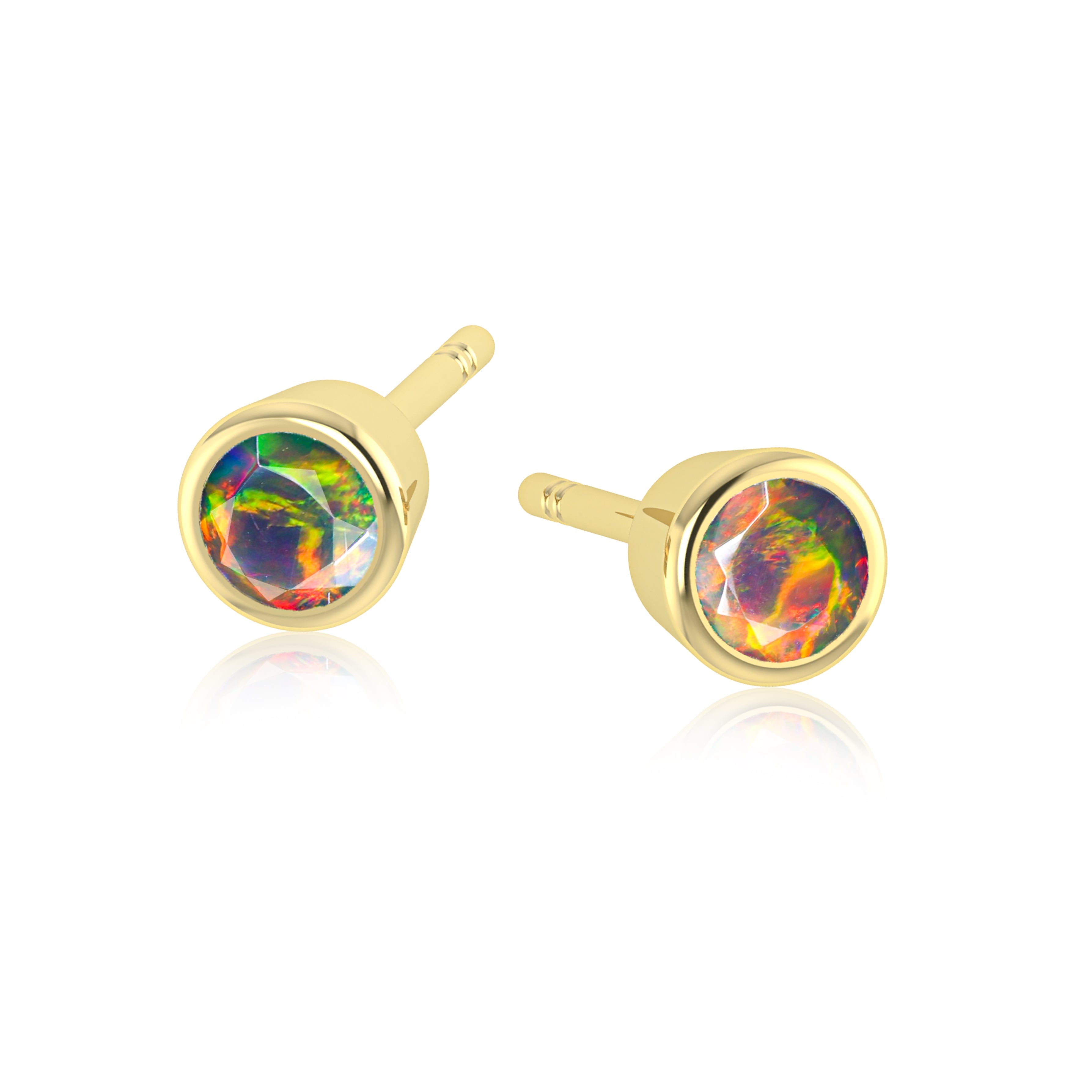 Black Opal Women Stud